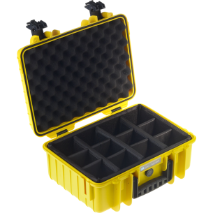 BW Outdoor Cases Type 4000 / Yellow (divider system)