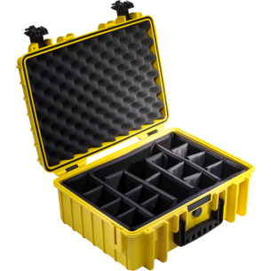 BW Outdoor Cases Type 5000 / Yellow (divider system)