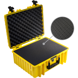 BW Outdoor Cases Type 6000 / Yellow (pre-cut foam)
