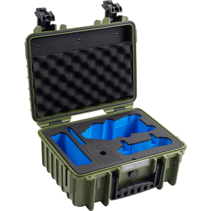BW Outdoor Cases Type 3000 for DJI Air 3 / DJI Air 3S / Bronze-green