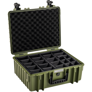 BW Outdoor Cases Type 6000 / Bronze green (divider system)
