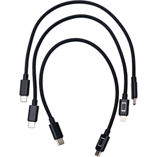 Chasing RC3 Cable kit (Type-C-Micro, Type-C-Type-C, Type-C-lightning.)